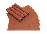 Tovaglietta Borda 8 Pezzi In Terracotta Arancione Come Decorazione Della Tavola