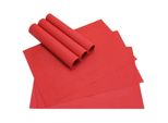 Tovaglietta Borda 6 Rosso Tovaglietta Come Decorazione Della Tavola
