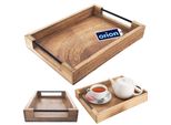 Orion Tavola Di Legno Piatto Da Portata Tavola Di Legno Vassoio Da Portata Mango 35,5X25,5X5,5 Cm