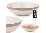 Nava Piatto Fondo In Ceramica Beige Arthena Beige 20 Cm 900 Ml
