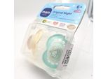 Mam Original Succhietto Luminoso Set Di 2 Tettarelle Taglia 6+ Mesi In Skinsoft