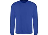 Awdis Just Hoods Awdis Unisex Rundhals Uni Felpa (280 Gsm) PC2103 (2XL) (Braun)