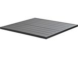 Piano Quadrato In Alluminio Nero 70X Cm Per Gamba Klipo - Oviala Cardiff