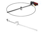 Rullo Guida Torcia, Accessorio In Acciaio Inox Per Utensili Da Taglio Al Plasma Con Righello, Adatto Per AG60/SG55