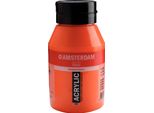 Bottiglia Di Vernice Acrilica Amsterdam Serie Standard 1000 Ml Vermiglio 311