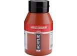 Bottiglia Di Vernice Acrilica Amsterdam Serie Standard 1000 Ml Siena Bruciato 411