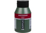 Bottiglia Di Vernice Acrilica Amsterdam Serie Standard 1000 Ml Verde Oliva Scuro 622
