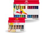 Amsterdam Serie Standard Set Di Colori Acrilici 24 X 20 Ml + Set Metallizzato 6 X 20 Ml