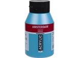 Bottiglia Di Vernice Acrilica Amsterdam Serie Standard 1000 Ml Blu Turchese 522