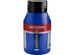Amsterdam Serie Standard Flacone Di Colore Acrilico 1000 Ml Blu Oltremare 504