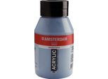 Bottiglia Di Vernice Acrilica Amsterdam Serie Standard 1000 Ml Grigio Blu 562
