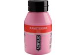 Bottiglia Di Vernice Acrilica Amsterdam Serie Standard 1000 Ml Quinacridone Rosa Chiaro 385