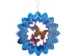 Kinetic Art Wind Chimes Appeso Metallo 3D Farfalle Straordinarie Wind Chimes Acciaio Inox