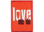The Beatles - Toppa Da Stirare "Love Me Do"", Tessuto RO11891 (Taglia Unica) (Rosso/Bianco/Nero)"