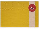 Tovagliette Elegance Set Di 6 Giallo Come Tovagliette Da Tavola