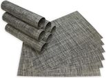 Tovagliette Elegance Set Di 12 Grigio Come Tovagliette Da Tavola