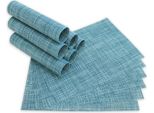 Tovagliette Elegance Set Di 12 Blu Come Tovagliette Da Tavola