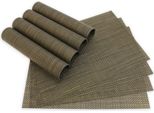 Set Di 8 Tovagliette Nere Elegance Come Tovagliette Da Tavola