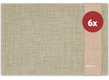 Tovagliette Elegance Set Di 6 Beige Come Tovagliette Da Tavola