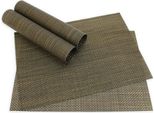 Set Di 4 Tovagliette Nere Elegance Come Tovagliette Da Tavolo