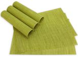 Set Di 6 Tovagliette Elegance Verde Chiaro Come Tovagliette Da Tavolo