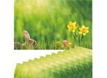 Set Di 12 Tovagliette Lavabili Con Fiori Di Pasqua Narcisi