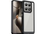 Custodia Per Xiaomi 14T / 14T Pro Trasparente, Antiurto Tpu Silicone Custodia Protettiva Nero