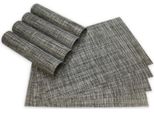 Tovagliette Elegance Set Di 8 Grigio Come Tovagliette Da Tavola
