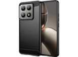 Custodia Per Xiaomi 14T / 14T Pro In Silicone Tpu Morbido, Fibra Di Carbonio, Custodia Protettiva Antiurto Nera