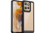 Custodia Per Motorola Edge 50 Neo Trasparente, Protettiva In Silicone Tpu Antiurto Nero