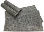 Tovagliette Elegance Set Di 4 Grigio Come Tovagliette Da Tavola