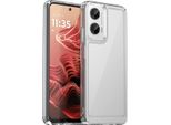 Custodia Per Motorola Moto G35 Trasparente, Custodia Protettiva In Silicone Tpu Antiurto Trasparente