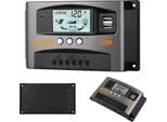 Regolatore Di Carica Solare 100A Mppt Regolatore Del Pannello Solare Daul Usb Regolatore Di Carica Solare 12V/24V