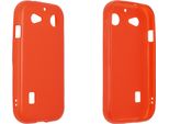 Caseroxx Cover Protettiva In Tpu Compatibile Con Doro Leva L10 / L11 / E10 / X10, Custodia In Gomma Per Cellulare Rossa