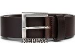 Replay Pelle Cintura Leather Belt W105 Puce Marrone