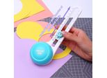Kw-Trio Taglierina Circolare Per Carta Taglierina Circolare Rotativa Manuale Strumento Di Taglio Per Carta Taglierina Per Scrapbooking Con Testa Di Taglio Di Ricambio Per Il Fai-Da-Te Di Carte Di Artigianato Strumento Di Cucito