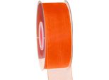 Nastro Di Organza Nastro Regalo Arancione 40Mm 50M Nastro Decorativo Nastro Arco