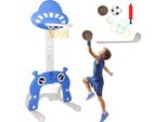 Jopassy 4-In-1 Canestro Regolabile In Altezza, Porta Da Calcio, Golf E Gioco Di Lancio Per Bambini All'interno E All'esterno