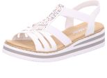 Rieker Sandalo Donna Bianco, Colore:Bianco, Taglia UE:42