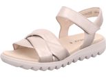 Gabor Fashion Sandalo Da Donna Oro-Beige, Colore:Multicolore, Eu Size:38
