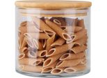 Barattolo Di Stoccaggio Bestlivings 700Ml Con Coperchio In Bambù Ø 11,2 X 10 Cm, Contenitore Ermetico In Vetro Riutilizzabile, Barattolo Di Stoccaggio Di Alta Qualità, Barattolo Per Spezie Da Cucina