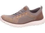 Rieker Scarpe Uomo Slip-On Marrone Casual, Numero Di Scarpe: 45 Eu