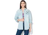 Lee Donna, Camicia Oversize Western, S, Blu, Camicie Da Uomo, , Uomo