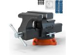 Morsa Da 16,7 Cm Morsa Da Banco Incudine Girevole A 360° Da 1,5-7 Cm