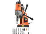 Carotatrice Professionale Carotatrice Magnetica Forza Magnetica 12500 N, 850 Giri/Min 1450 W Carotatrice Magnetica Diametro Di Foratura Massimo 40 Mm, Sistema Di Carotaggio Magnetico Per La Costruzione Di Navi, Ponti Ecc. Diametro Di Foratura, Sistema Di Carotaggio Magnetico Per La Costruzione Di Navi, Ponti Ecc. Arancione