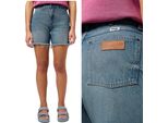 Wrangler Donna, Pantaloncini Cowboy Short 5 Inch, W29, Blu, Pantaloncini, Pantaloni