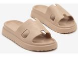 Pantofole Da Donna Da Giardino Scarpe Da Bagno Schiuma Ciabatte Da Bagno Roma Marrone Taglia 40/41