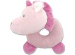 Lorelli Animali Con Sonaglio, Peluche Da Afferrare, Colori Vivaci, Dalla Nascita Rosa