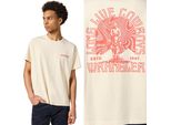 Wrangler Herren, Maglietta Graphic Tee, S, Beige, Sport, Tshirt, Camicia
