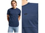 Lee Herren, Maglietta Relaxed Pocket Tee, S, Blau, Sport, Tshirt, Camicia
